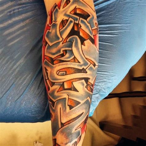 80 Graffiti Tattoos For Men Inked Street Art Designs