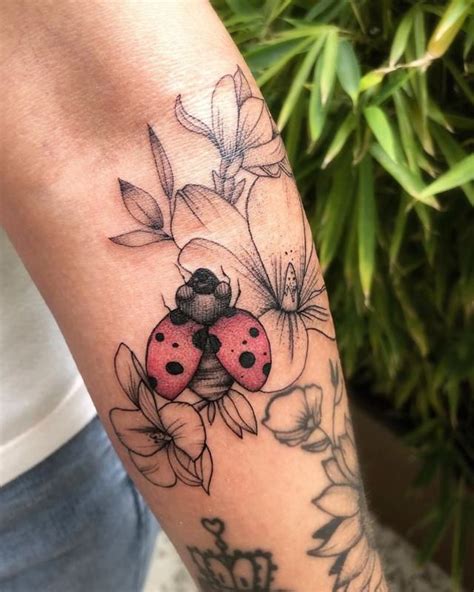 80 Unique Ladybug Tattoo Designs And Meanings