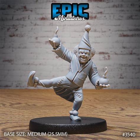 8K Resin Clowns Epic Miniatures D D 5E Etsy