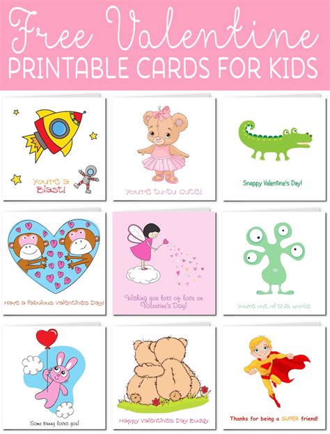 9 Best Images Of Free Printable Kids Valentine Amp 39 S Day Card Kids Valentine Amp 39 S Day Cards Free