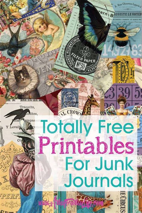 9 Free Junk Journal Printables Artofit