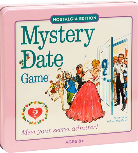 A Board Game With People On It And The Words Mystery Date Game Written