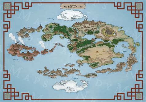 A Cartographic Journey Through The Earth Kingdom Exploring The