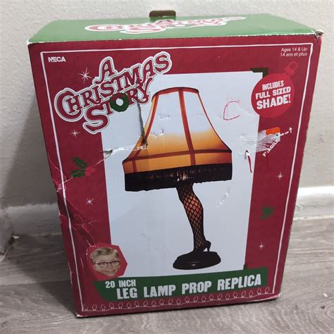 A Christmas Story Leg Lamp 20 Inch Real Working Light Shade Xmas Movie