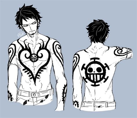 A Guide To Trafalgar Law From One Pieces Tattoos Trafalgar Law