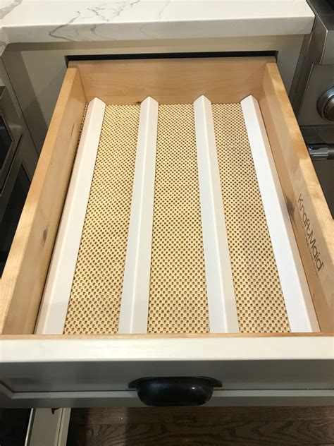 A Pack Of Drawer Liners That Ll Allow You To See All The Spices At A