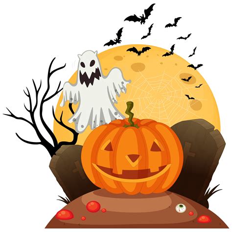 A Spooky Halloween Template 413463 Vector Art At Vecteezy