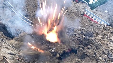 A Steam Train After A Boiler Explosion R Pics