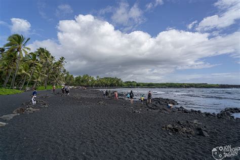 A Walk Along Punalu Amp 39 U Black Sand Beach Jon The Road Again