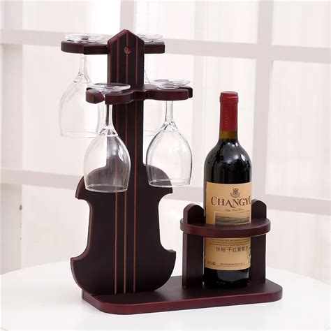 A1 Creative Household Wine Bottle Rack Wine Glass Holder High Cup Rack Hanging Glass Shelf