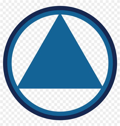 Aa Logo Blue White Alcoholics Anonymous Free Transparent Png