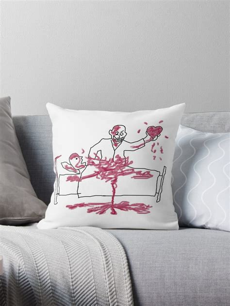 Aaberic Giles Doodle From Hush Buffy The Vampire Slayer Throw Pillow