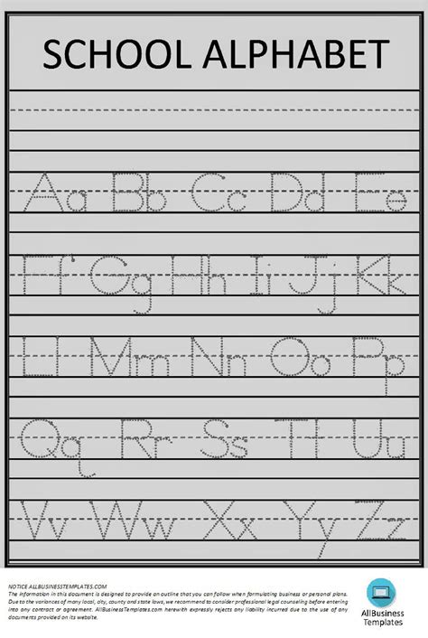 10 Free ABC Handwriting Printables for Kids