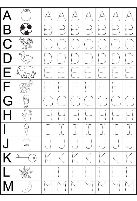 Abc Tracing Sheets Preschool Worksheets 2016 Handwriting Worksheets