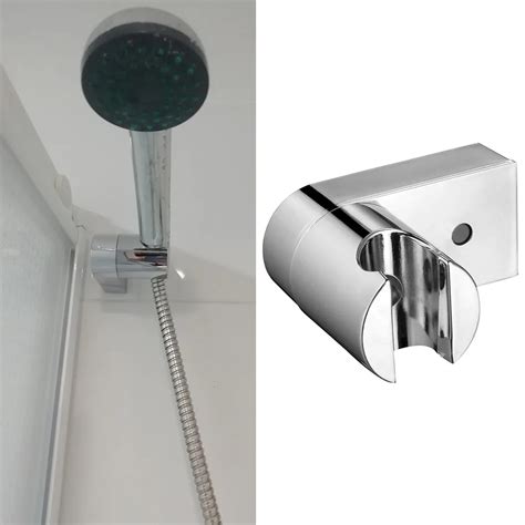 Abs Chrome Handheld Shower Holder Bracket Durable Rail Bracket Slider