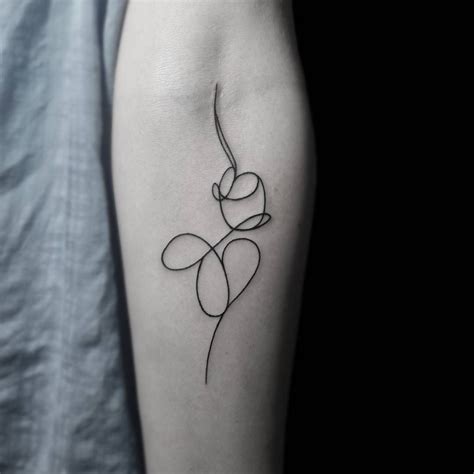 Abstract Lines Tattoo Design: Minimalist Elegance Revealed