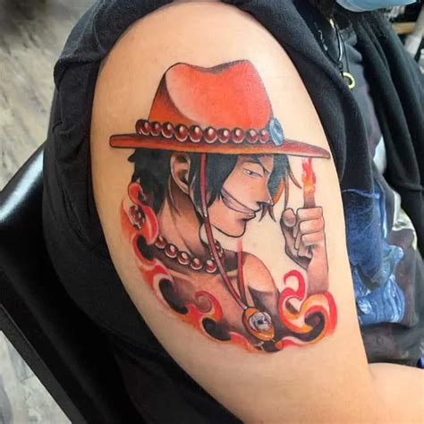 Ace One Piece Tattoo Designs