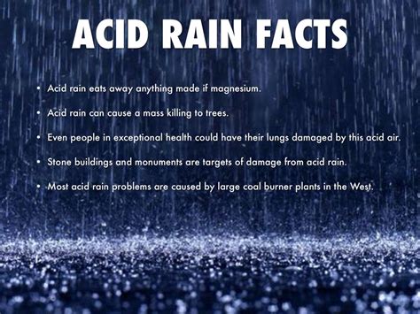 Acid Rain Facts And Information