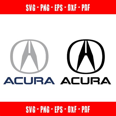 Acura Car Logo Png Pdf Eps Dxf Svg Cricut Cut File Etsy Australia