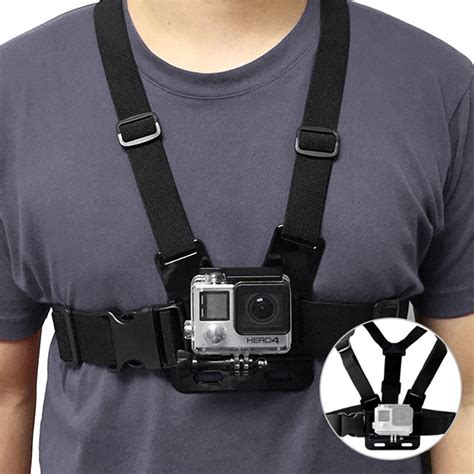 Adjustable Chest Strap Mount Elastic Action Camera Body Belt Harness Mount For Gopro Hd 2 3 3 4