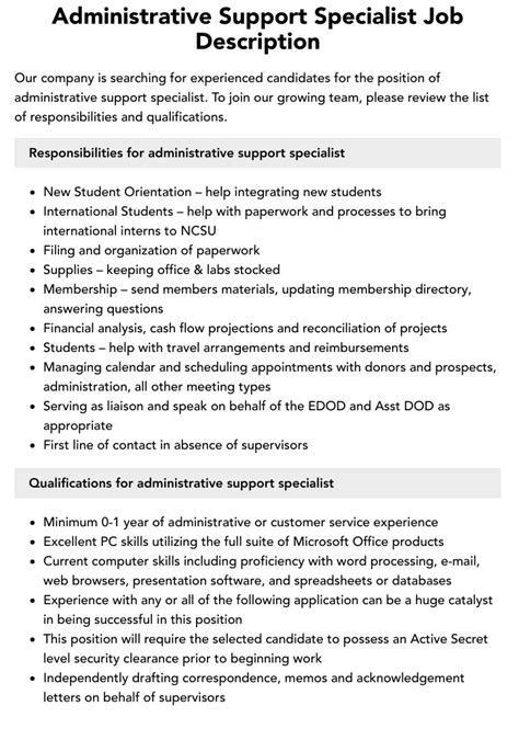 7 Key Roles of Administrative Support