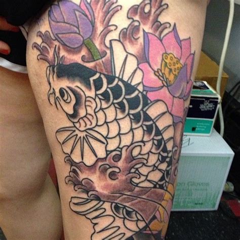 Admirable Koi Fish Tattoo