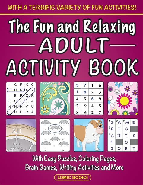 Adult Activity Book Printable