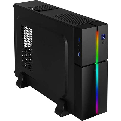 Aerocool Mini Micro Atx Compact Computer Case Black Falcon Computers