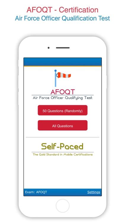 Afoqt Air Force Officer Qualification Test By Self Paced Software Development