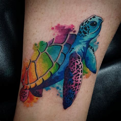 Aggregate 65 Watercolor Sea Turtle Tattoos Best In Cdgdbentre