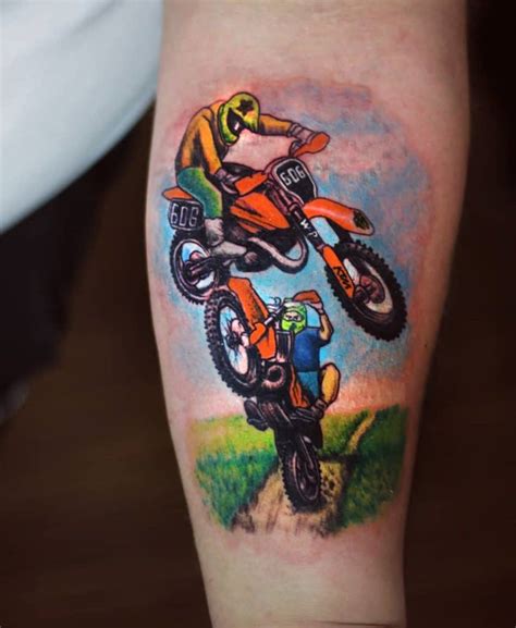 Aggregate 75 Sick Dirt Bike Tattoos Best In Coedo Com Vn