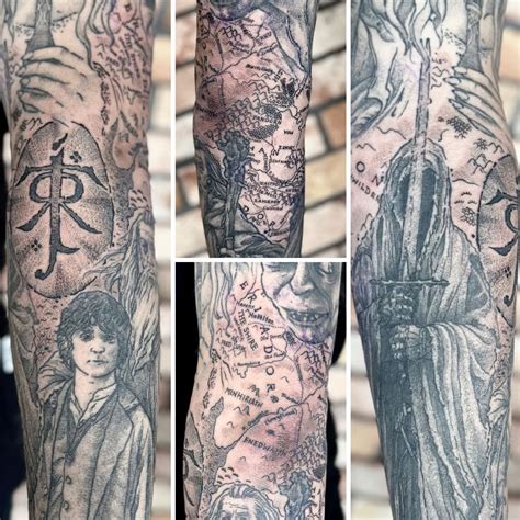 Aggregate 78 Lord Of The Rings Tattoo Sleeve Latest In Coedo Com Vn