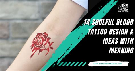 Aggregate 80 Blood Tattoo Designs Best In Cdgdbentre