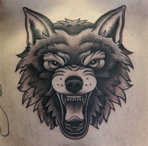 Aggregate More Than 66 Traditional Wolf Head Tattoo Latest In Cdgdbentre