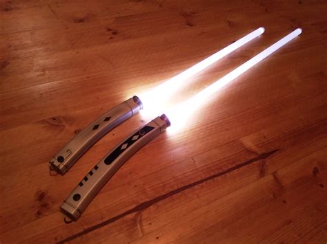 Ahsoka Tano Amp 39 S Lightsabers From The Disney Xd Series Star Wars Rebels St Lightsaber Star