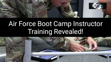 Air Force Boot Camp Instructor Training Revealed Bootcampinsider Youtube