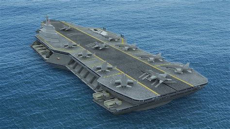 Aircraft Carrier 3D Model By Davedtaylor