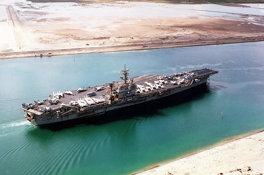 Aircraft Carrier John F Kennedy Photograph By Everett Pixels