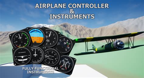 Airplane Controller Instruments In Blueprints Ue Marketplace