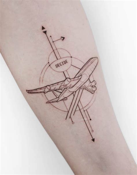 10 Unique Airplane Tattoo Designs to Soar