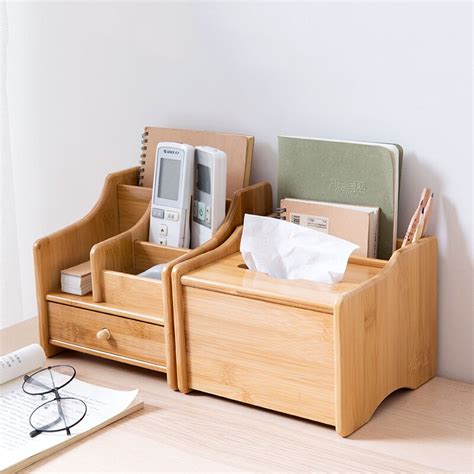 Aliexpress Com Buy Desktop Paper Towel Wooden Storage Box Carry Organizer Storage Box