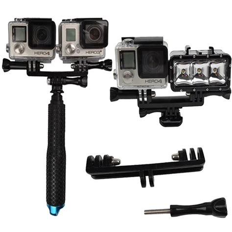 Aliexpress Com Buy Free Shipping New Double Gopro Hero Led Light