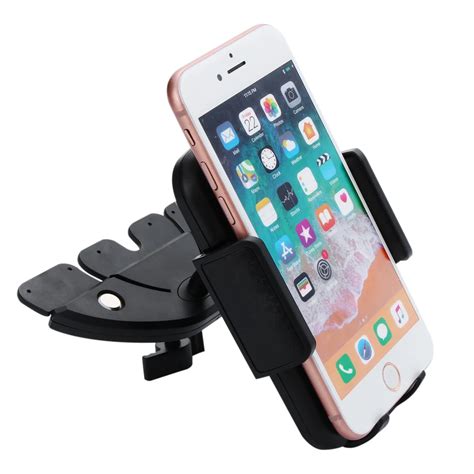 Aliexpress Com Buy Universal 360 Rotation Cd Slot Car Holder Phone Holder Car Mount Holder