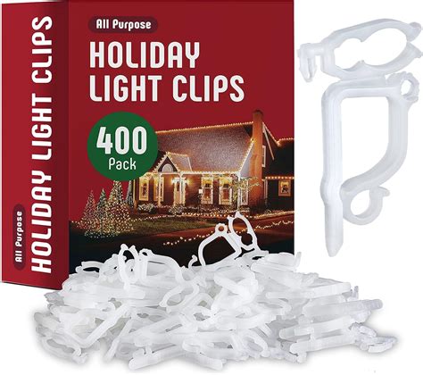 All Purpose Holiday Light Clips Set Of 200 Christmas Light Clips