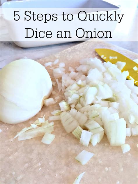 All The Pretty Things 5 Steps To Quickly Dice An Onion