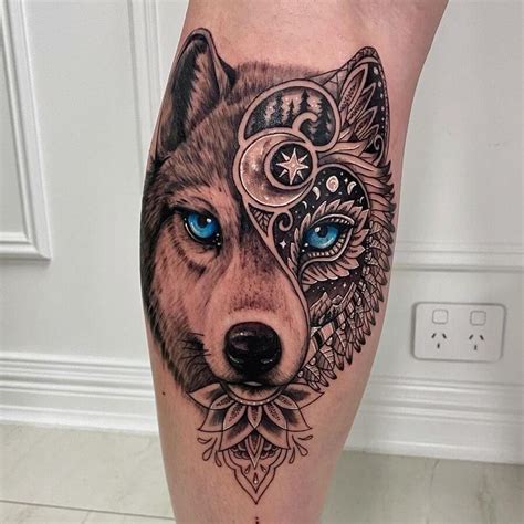 Alpha Female Wolf Tattoo