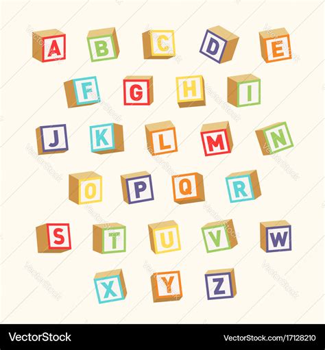 Alphabet Blocks Stock Illustration Download Image Now Toy Block