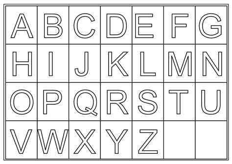 Alphabet Printables Free Pdf Free Templates Printable