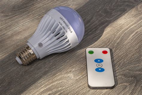 Aluminium Shade Amp Magic Bulb