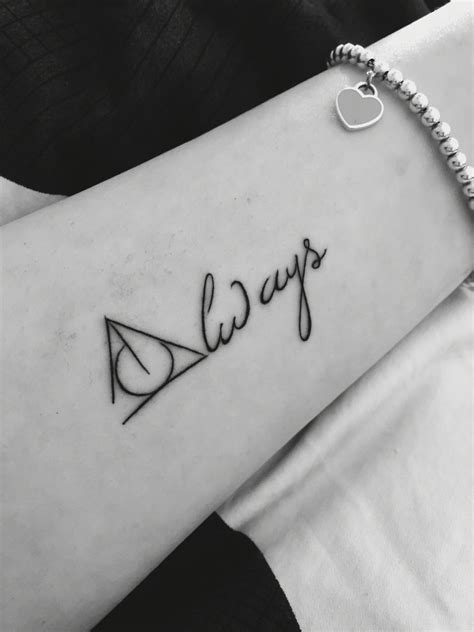 Always Tattoo Harrypotter Tatuagens Harry Tatuagem De Harry Potter